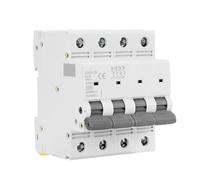 Disjoncteur Électrique AC À 4 Pôles, GYM9-125, 80A, 100A, 125A, 4P, Largeur 71.2mm, 400V, 6KA(100A)