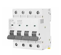 Disjoncteur électrique CA 4 pôles GYM9-125 80 A 100 A 125 A 4P largeur 71,2 mm 400 V 6 KA(100A)