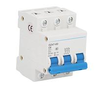 Disjoncteur électrique Disjoncteur miniature Montage sur rail DIN DZ47-63 C6 3P 6000A 400V 6A Interrupteur automatique