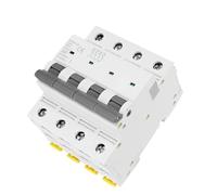 Disjoncteur électrique GYM9-125 MCB 4P 80A 100A 125A AC courbe C largeur 71,2 mm 400 V 6KA 1 pièce(100A)