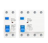 Disjoncteur électromagnétique 2P 4P 10/30 mA type AC RCCB RCD ELCB, 1 pièce(10mA,2P 32A)
