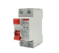 Disjoncteur électromagnétique à courant résiduel, 2P 32A 10/30/100/300mA Type A, disjoncteur différentiel, interrupteur de sécurité(2P 100mA,10A)