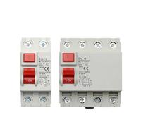 Disjoncteur électromagnétique à courant résiduel, 2P 4P 10/30/100/300mA Type A RCCB RCD ELCB, disjoncteur différentiel, interrupteur de sécurité(2P 10A,10mA)