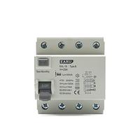 Disjoncteur électromagnétique à courant résiduel 4P 10/30/100/300mA RCD, interrupteur de sécurité différentiel(4p 32a,10mA)