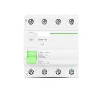 Disjoncteur électromagnétique de Type AC RCCB, disjoncteur à courant résiduel ELCB 4 pôles 16A 25A 40A 63A RCD 30mA 100mA 300mA(4 Pole 30mA,40A)