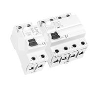 Disjoncteur électromagnétique différentiel de type GYL9, disjoncteur 1P+N, 3P+, 25A, 40A, 63A, 100A, 30mA, 100mA, 300mA(100mA(0.1A),2P 25A)