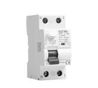 Disjoncteur électromagnétique RCD AC de type GYL9 RCCB électrique 1P+N 3P+N 25A 40A 63A 100A RCD 30mA 100mA 300mA(100mA(0.1A),2P 25A)