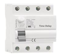 Disjoncteur électromagnétique temporisé de type GYL9 AC-S, 3 phases + N 40A 63A(AC-S 4P 40A,300mA)