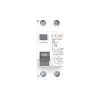 Disjoncteur électromécanique à courant résiduel de Type A, RCD RCCB AC 2P 2 pôles 10KA 25A 40A 63A 80A 100A 230V 30ma EKL6-100H(25A)