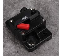 Disjoncteur en Ligne Réarmable Audio Stéréo de Voiture 12V 30A/40A/60A Disjoncteur de Fusible de Récupération Automatique (40A)