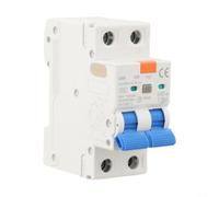 Disjoncteur FI 1P+N 20 A matériau ignifuge robuste | 0. Pour un temps d'arrêt de 1 seconde, réponse milliseconde, empêche les chocs électriques, protège contre les coups de