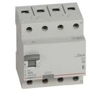 Disjoncteur FI RX3 40A 4 pôles 30mA type A - Protecteur de courant 4-cl 402075