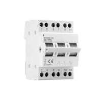 Disjoncteur GYHO8 3P 40A 63A 100A 125A Double alimentation Interrupteur de transfert manuel d'isolement verrouillage commutation modulaire 1 pièce(100A)