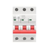 Disjoncteur Gym8 3p Rail DIN MCB 6a 10a 16a 20a 25a 32a 40a 50a 63a 220V Mini disjoncteur courbe C Interrupteur automatique (Color : 32a, Size : 3 Pole C Curve)