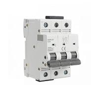 Disjoncteur GYM9-125 DC MCB 750VDC Mini disjoncteur Din Rail 80A 100A 125A 6KA disjoncteur triphasé DC (Size : 3 Pole 750VDC, Color : 80A)