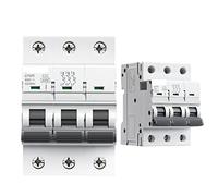Disjoncteur Gym9 3p 6ka Mini disjoncteur sur Rail Din 6a 10a 16a 20a 25a 32a 40a 50a 63a AC Type MCB 400V Interrupteur automatique (Color : 25a, Size : 3 Pole C Curve)