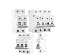 Disjoncteur GYM9H 10KA 1P 2P 3P 4P 6A 10A 16A 20A 25A 32A 40A 50A 63A 230V 400V(3 Pole C Curve,10A)