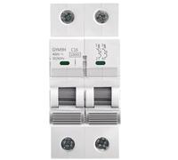 Disjoncteur GYM9H 10KA 2P MCB 6A-63A 400V AC(6A)