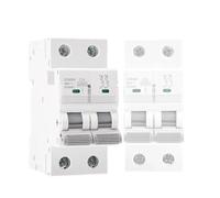 Disjoncteur GYM9H 10KA MCB 2P 6A 10A 16A 20A 25A 32A 40A 50A 63A 220V Courbe C 1Pcs(50A)