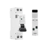 Disjoncteur GYM9N 1P+N 6A-40A 220V AC 6KA Courbe C Courbe B 1 pièce(C Curve,25A)