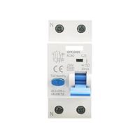 Disjoncteur Gyr10nm ac Type Rcbo MAGETIC Type Interrupteur de courant résiduel avec protection contre les surintensités et les fuites sur rail DIN Interrupteur automatique (Size : 2P 25A 30mA)