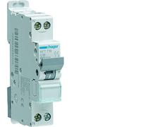 Hager Disjoncteur 1 phase + neutre 6 A Courbe C 4,5 kA Vis/Vis