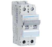 disjoncteur hager - 2 pôles - 50a - 6ka - courbe c - vis / vis