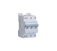 disjoncteur hager - 3 pôles + neutre - 10a - 6ka - courbe c - vis / vis