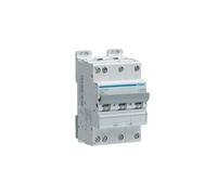 Hager Disjoncteur modulaire NFT825 3 pôles + neutre 25 A Courbe C 6-10 kA 3 modules