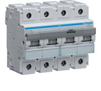 Interrupteur Automatique 4P 100A 15KA C 6M - HAGER HMC490