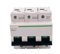 Disjoncteur haute puissance C120L 3p, type D, 63 A, 80 A, 100 A, 125 A, 15 kA, A9N19838/46/54/62, 1 pièce(80A)