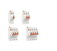 Disjoncteur intelligent 1-4P 10-100A 220V, interrupteur, consommation d'énergie, compteur kWh, voltmètre, ampèremètre, moniteur de tension(100a,4P)