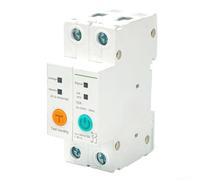 Disjoncteur intelligent 2P compatible avec ewelink pour gestion de l'alimentation à distance, protection contre les surcharges et suivi de la consommation d'énergie (25 A)