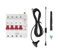 Disjoncteur intelligent 4P 63A Télécommande WiFi avec minuterie Commande vocale Protection contre les fuites Surveillance en temps réel Verrou de sécurité pour appareils ménagers