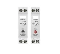 Disjoncteur intelligent EWeLink App MCB 1P+N 63A Relais temporisé Interrupteur à télécommande vocale(EWeLink,32A)