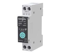 Disjoncteur intelligent TONGOU DC WIFI 63 A sur rail DIN Noir