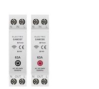 Disjoncteur Intelligent WiFi WeLink App 1P+N 63A MCB, Relais Temporisé, Télécommande Vocale For Alexa Google Home Assistant(32A,Tuya Smart Life App)