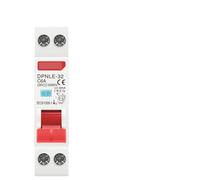 Disjoncteur,Interrupteur Différentiel Disjoncteur différentiel automatique à courant résiduel 18MM RCBO 1P+N AC 230V 50/60Hz 6KA avec protection contre les fuites de surintensité(25A)