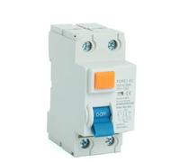 Disjoncteur,Interrupteur Différentiel RCCB RCD 2P 4P 16A 63A 10mA 30mA 6KA 230/400VElectromécanique disjoncteur à courant résiduel disjoncteur différentiel interrupteur de sécurité(16A,2Pole 10mA)