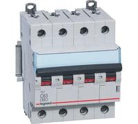 Disjoncteur - LEGRAND - 403568 - S304 4P - 63A - 6kA - IP20