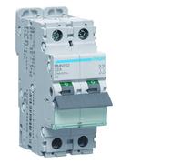 Disjoncteur magnétique 2P 20kA 32A 400V access. indicateur IEC 947-2 - HAGER MMN232