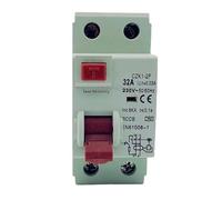 Disjoncteur magnétique CZK6 6-2P 16A 25A 32A 40A 63A 80A 100A, 1 pièce, disjoncteur électronique à courant résiduel(AC Class EM Type,2P100A1000MA)