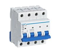 Disjoncteur magnétothermique Chint 4P 25A 10kA courbe C - 179913