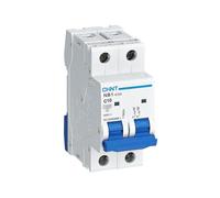 Disjoncteur magnétothermique Chint NB1-63H/C10 2P 10A courbe C - 179824