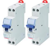 DISJONCTEUR MAGNÉTOTHERMIQUE - MTC 45-1P+N COURBE C 20A - 4500A/6kA - 1 MODULE - NEUTRE À GAUCHE (Lot de 2)