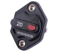 Disjoncteur Manuel 20 A pour Voiture, Protection Surintensités | Interrupteur Marche Arrêt, Commande Main, Alliage et PVC Thermoplastique, Circuits Auxiliaires, Treuil