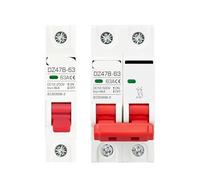 Disjoncteur MCB DC 12 V 24 V 48 V 36 V DC DZ47, interrupteur positif et de protection DC, 1 pièce(2P,50A)