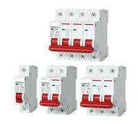 Disjoncteur Mini disjoncteur solaire 1P, 2P, 3P, 4P DC 1000 V, protection contre les surcharges, 3 A-63 A DC 1000 V, for installation photovoltaïque(3P,3A)