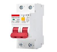 Disjoncteur Mini RCBO AC220V 110V avec différentiel 2P 16A 20A 32A 63A Interrupteur d'alimentation Court-circuit 1 pièce(25 V)