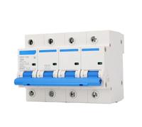 Disjoncteur miniature 125 A 4P 400 V, interrupteur pneumatique, protection contre les surcharges ignifuge, commutateur de transfert manuel pour maison et résidence